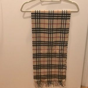 Classic Burberry Cashmere Scarf